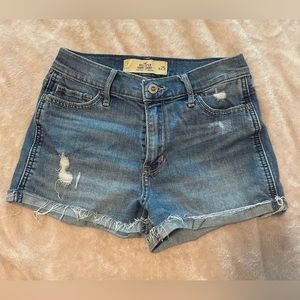 Hollister High-Rise Distressed Short-Shorts